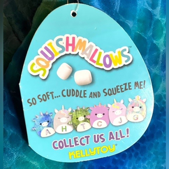 NOS Squishmallow Dominic the Dragon With Tag Large Letter A  13”x11” Retired - Picture 6 of 9